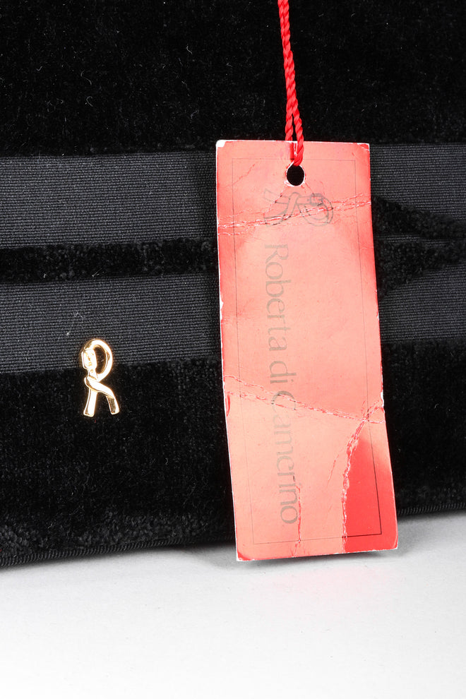 Recess Los Angeles Vintage Roberta Di Camerino Mini Velvet Tote Bag