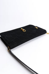 Vintage Roberta Monogram Envelope Purse Clutch top flat @ Recess LA