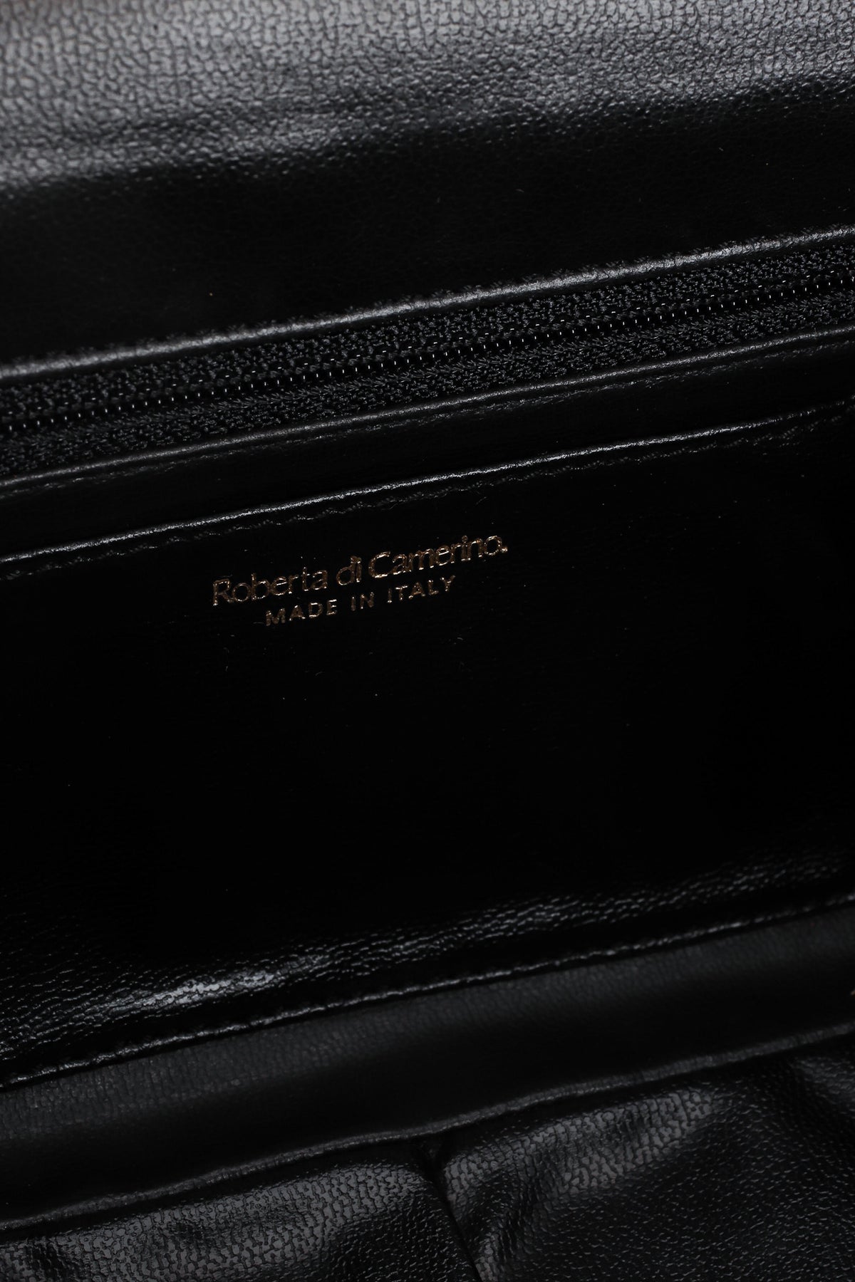 Vintage Roberta di Camerino Leather Velvet Mini Doctor Bag