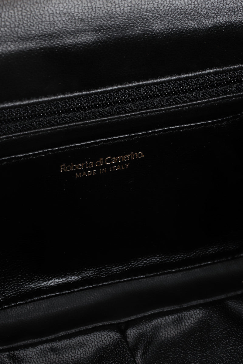 Vintage Roberta di Camerino Leather Velvet Mini Doctor Bag signed @ Recess LA