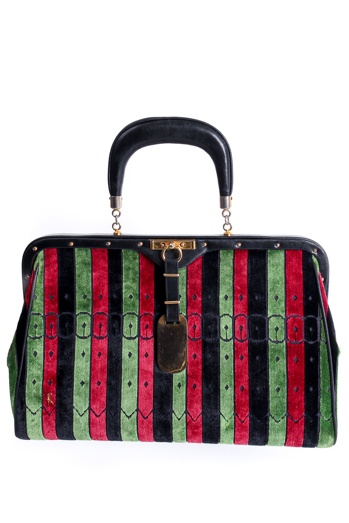 バッグ 80s Roberta di Camerino Bag ITALY made Roberta Di Camerino Pre-Owned 1950s-1960s Bagonghi Leather