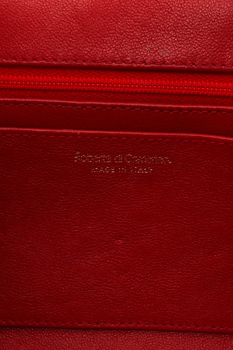Vintage Roberta Di Camerino Mini Caravel Leather Frame Bag signed @ Recess Los Angeles