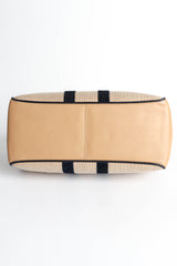 Vintage Roberta Di Camerino Caravel Twill Block Stripe Bag base @ Recess Los Angeles