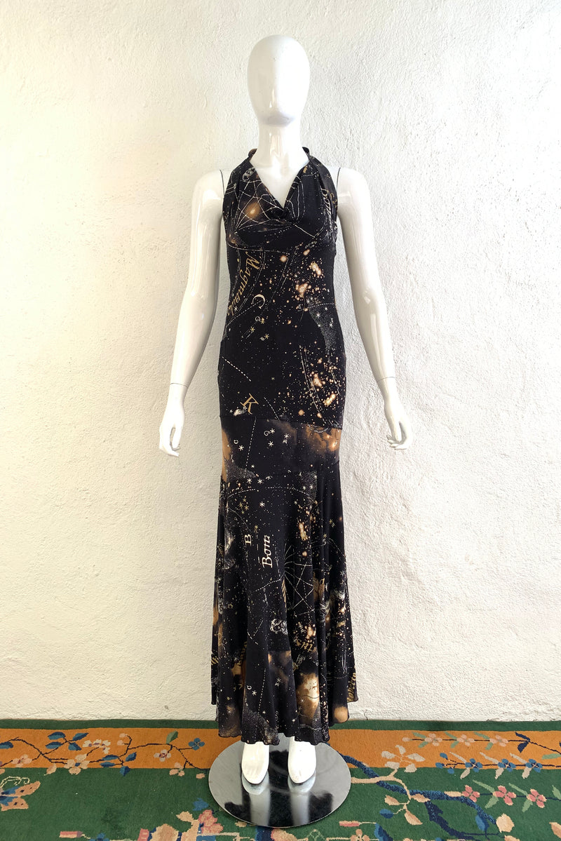 Astrological Stars Fishtail Gown