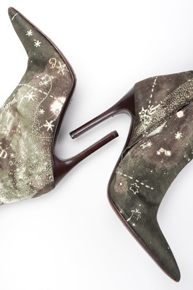 Recess Los Angeles Vintage Roberto Cavalli Celestial Constellation Point Stiletto Boots