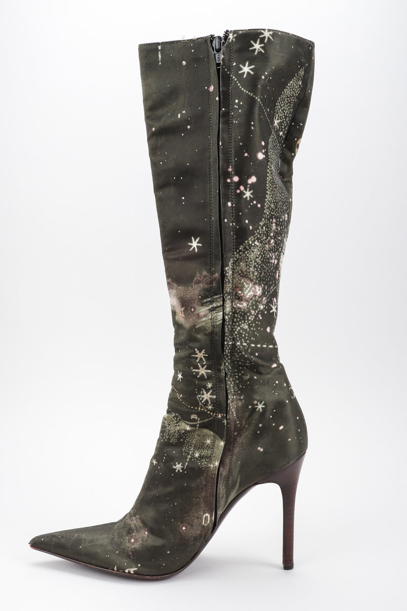 Recess Los Angeles Vintage Roberto Cavalli Celestial Constellation Point Stiletto Boots