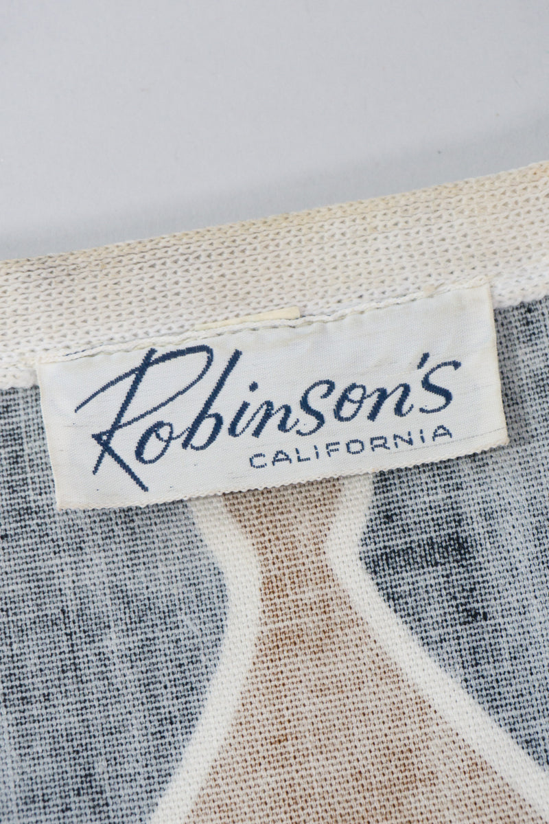 Vintage Robinsons Label