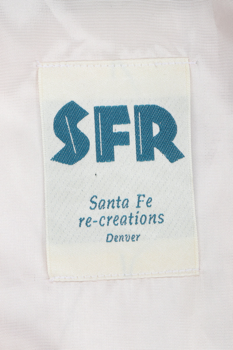 Recess Los Angeles Vintage SFR Santa Fe ReCreations Suede Fleece Pastel Fringe Southwest Jacket