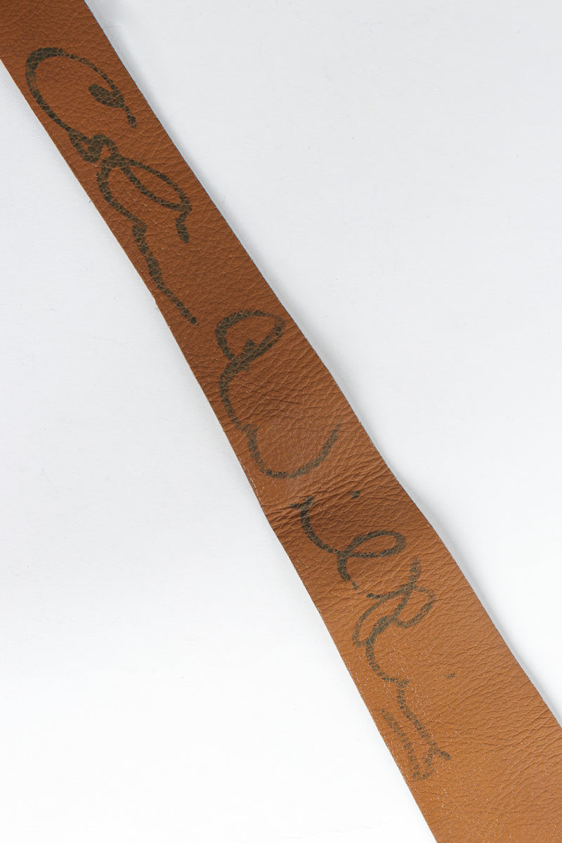 Angular waist belt by Colin Wilking signature @recessla