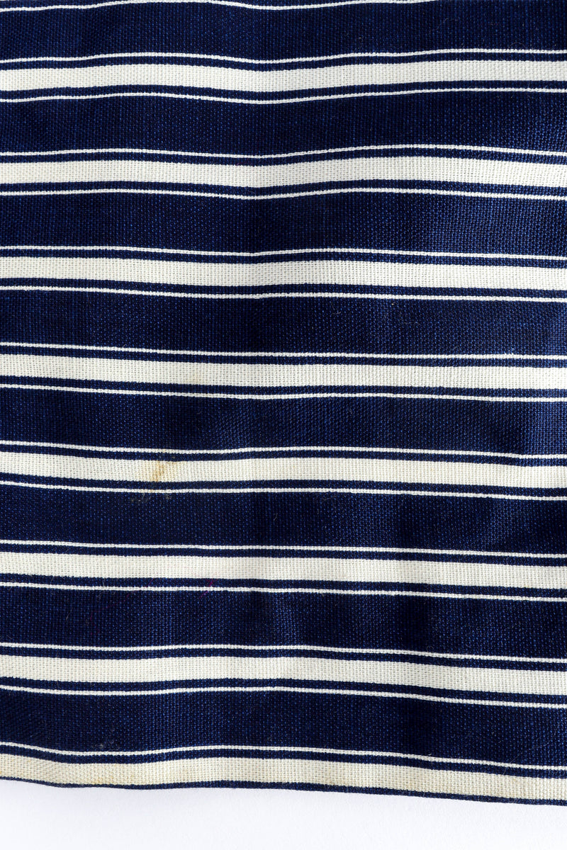 Vintage Sadie for I.Magnin Stripes & Daisies Dress hem stain @ Recess LA