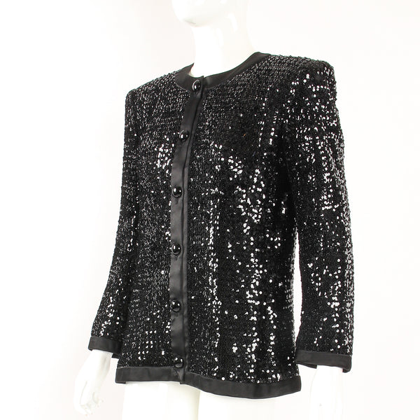 Saint laurent clearance sequin jacket