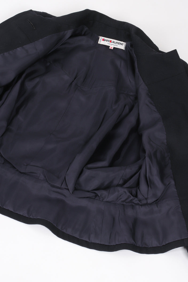 Batwing Uniform Peplum Skirt lining at Recess LA
