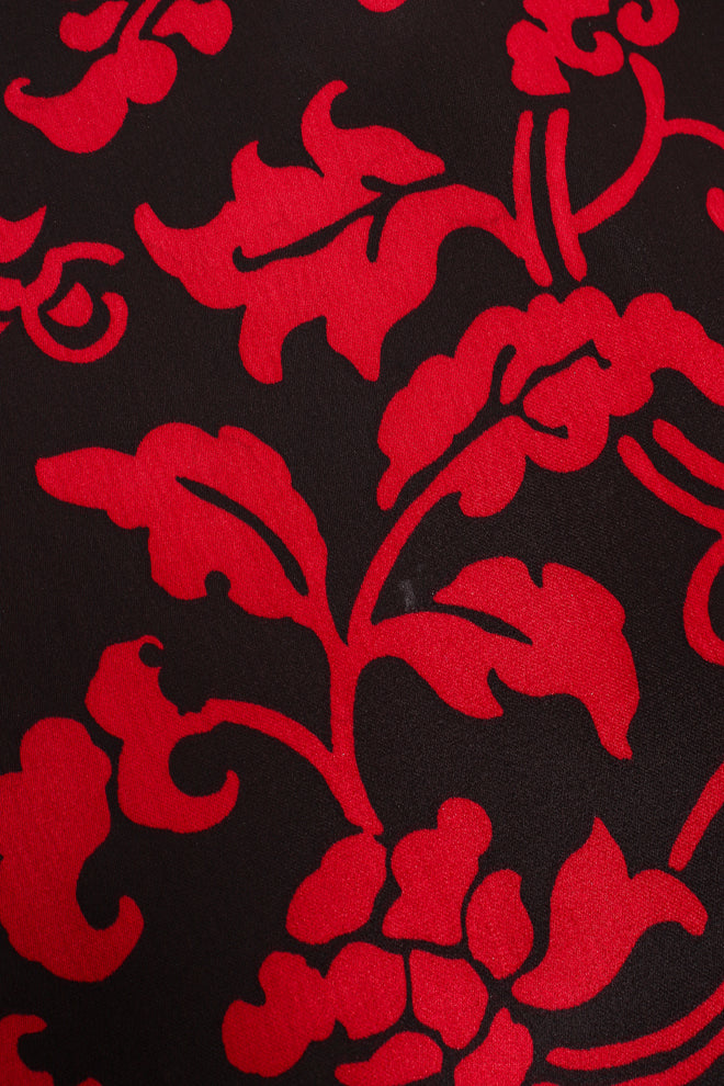 Vintage Yves Saint Laurent YSL Floral Damask Shift Dress spot at Recess LA