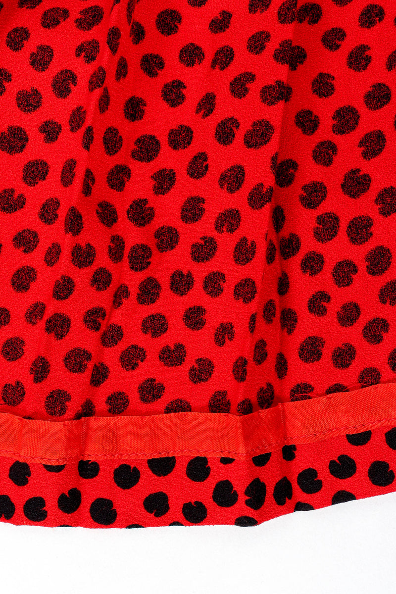 Vintage Saint Laurent Abstract Dot Print Dress inverse detail  @ Recess LA