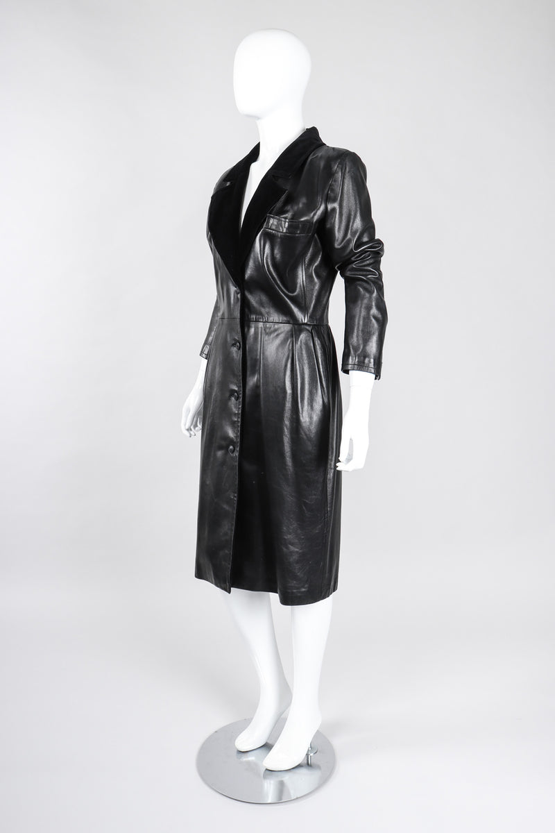 Leather Coat Dress Leather Coat Dress