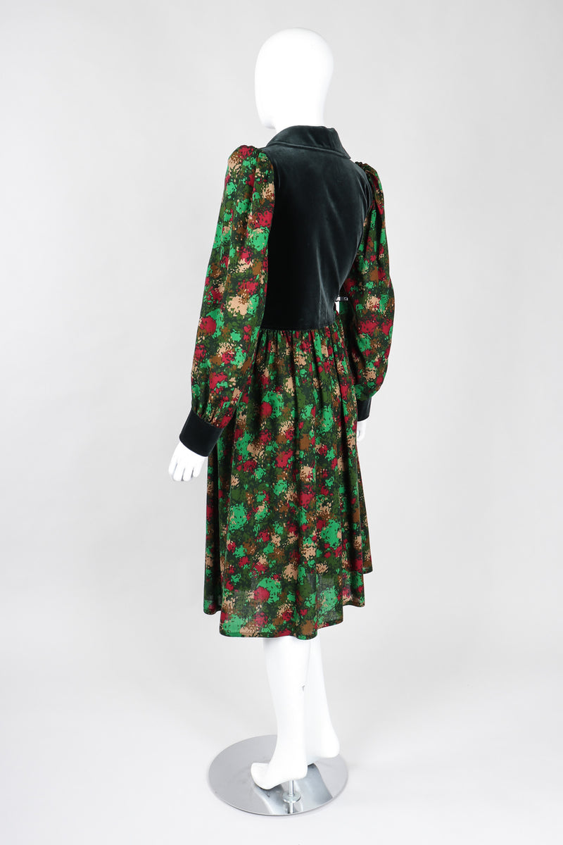 Velvet Bodice Folk Dress