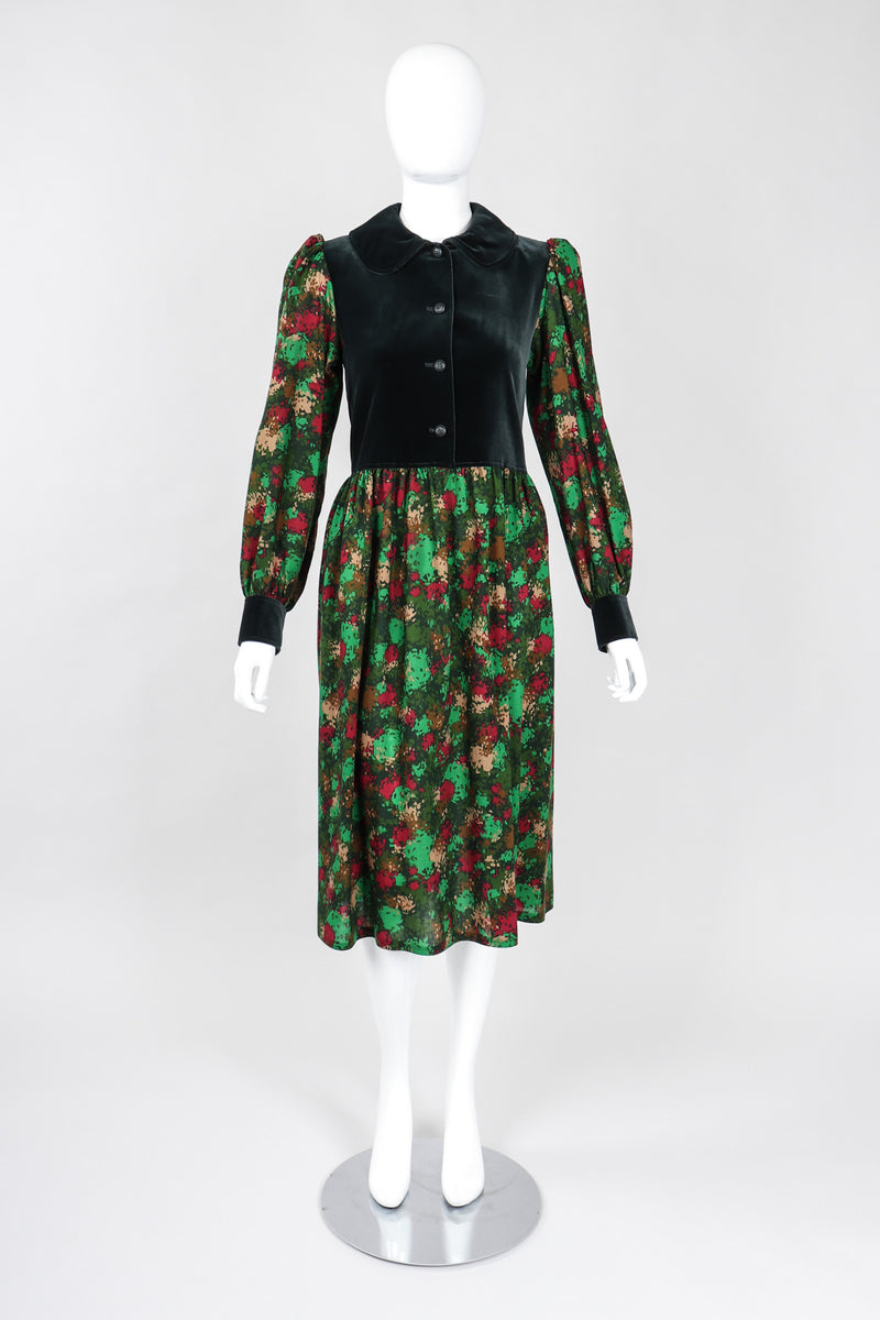 yves saint laurent classic dress Vintage Yves Saint Laurent Summer Silk Dress 1984