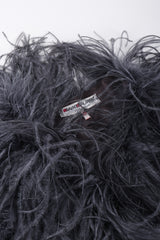 Recess Los Angeles Vintage YSL Yves Saint Laurent 70s Marabou & Ostrich Feather Glam Rockstar Jacket