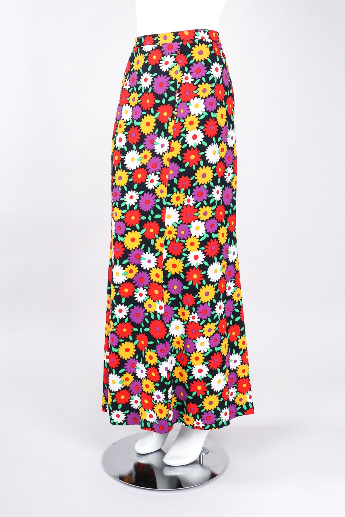 Saint_Laurent_Long_Floral_Skir