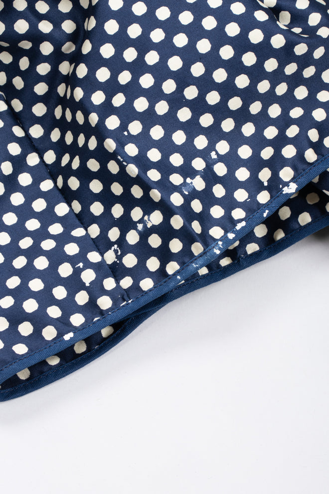 Recess Los Angeles Vintage YSL Yves Saint Laurent Ruffled Prairie Dot Dress