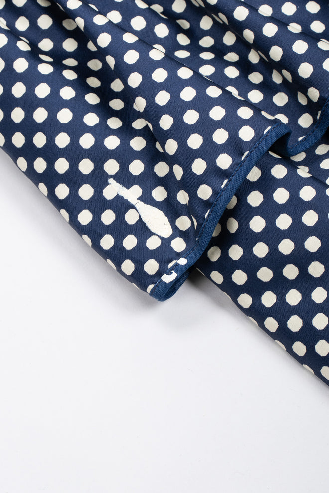 Recess Los Angeles Vintage YSL Yves Saint Laurent Ruffled Prairie Dot Dress