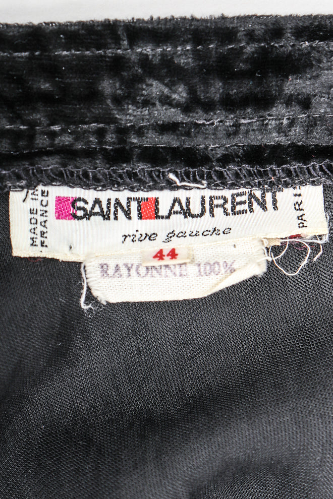 Recess Designer Consignment Vintage Jean Paul Gaultier Crushed Velvet Pleated Maxi Skirt Los Angeles Resale