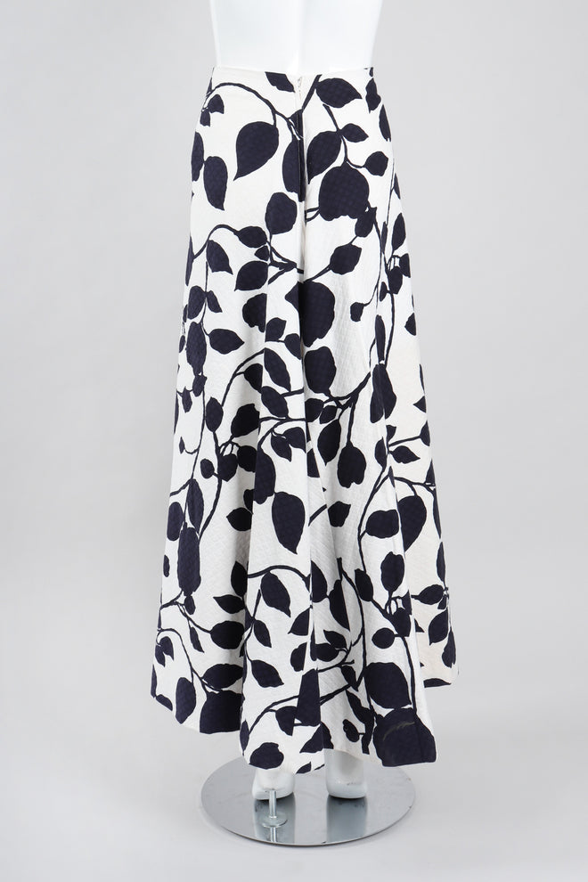 Recess Los Angeles Vintage Saks Fifth Ave Quilted Leaf Duster & Palazzo Pant Set