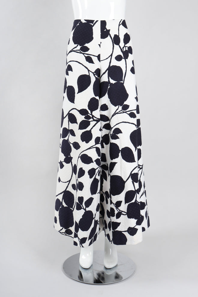 Recess Los Angeles Vintage Saks Fifth Ave Quilted Leaf Duster & Palazzo Pant Set