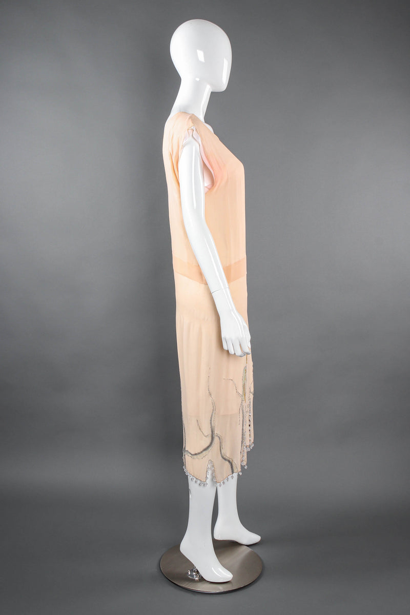 Vintage Scenario & Figurino Leaf Shawl & Dress Set mannequin side dress @ Recess LA