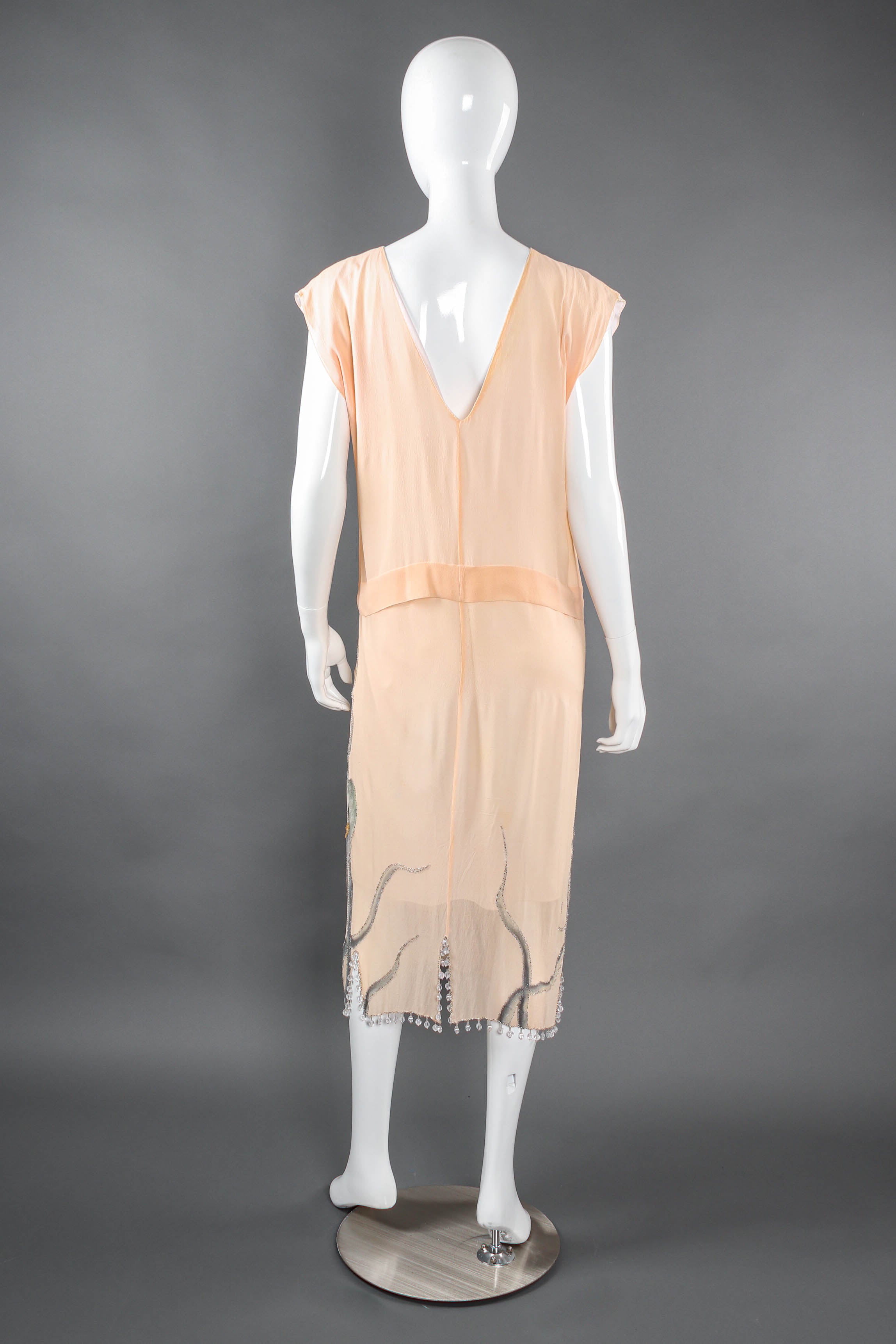 Vintage Scenario & Figurino Leaf Shawl & Dress Set mannequin back dress @ Recess LA