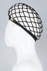 Schiaparelli Velvet Net Hat