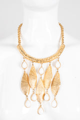 Sunray Venus Shell Vintage Waterfall Bib Collar Necklace