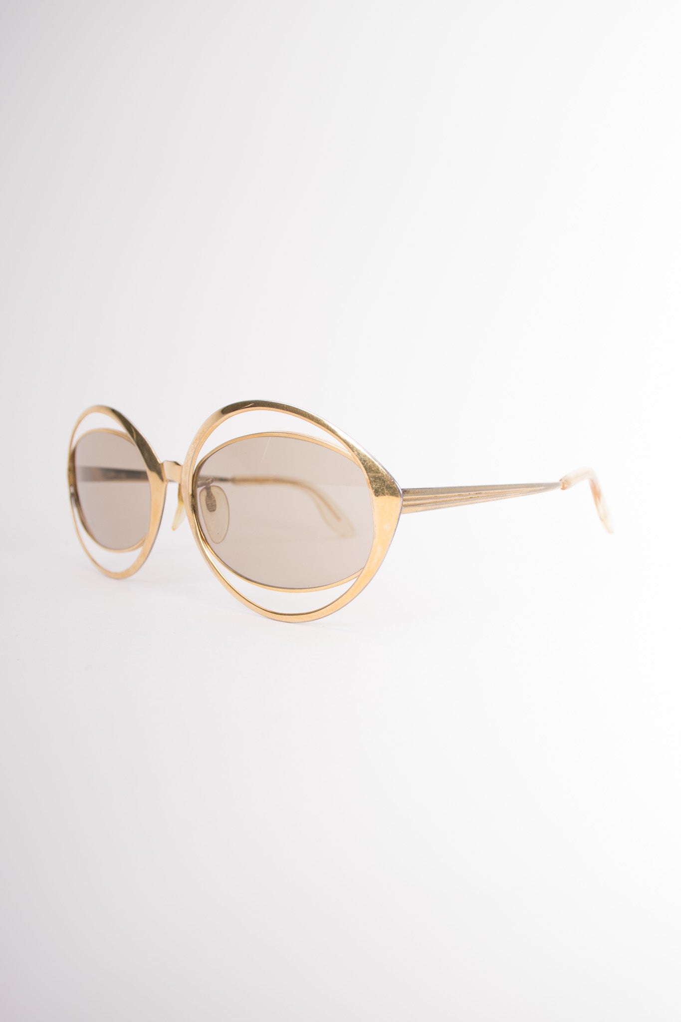 Silhouette Vintage Orbit Oval Cutout Sunglasses