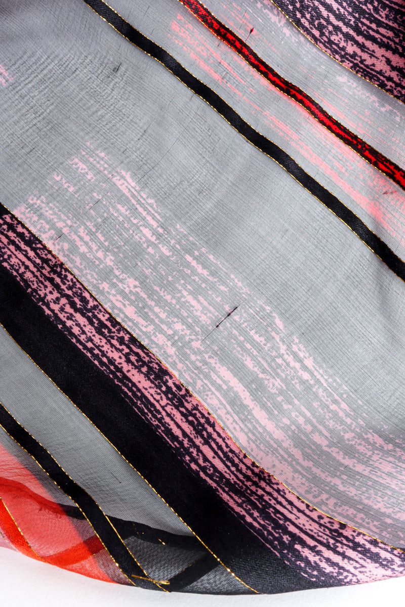Vintage The Silk Farm Sheer Airy Tunic Dress fabric pull detail @ Recess LA