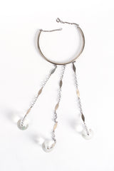 Vintage Space Age Collar Lucite Ball Drop Necklace at Recess LA