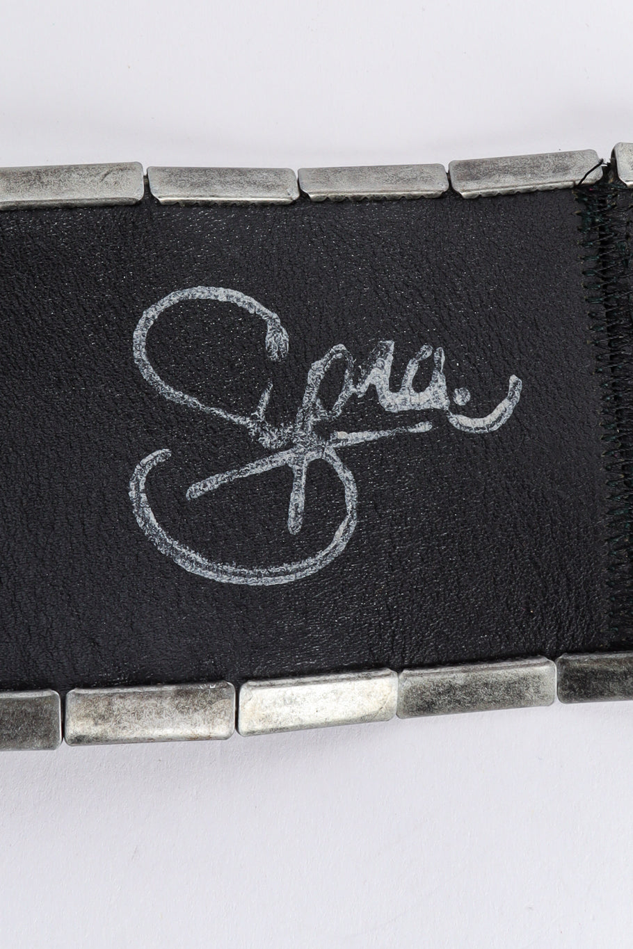 distressed leather wrap belt by Spira signature @recessla