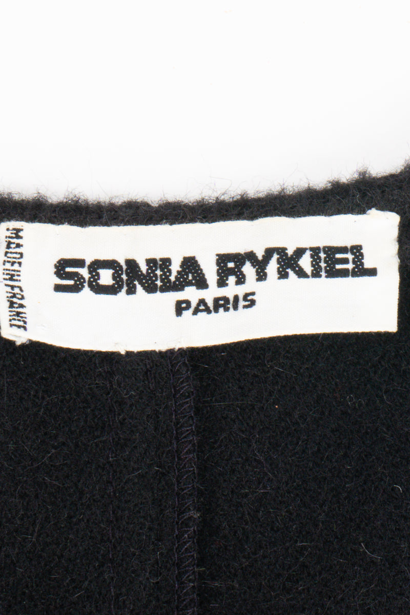 Vintage Sonia Rykiel Fuzzy Alpaca Robe Coat label at Recess Los Angeles
