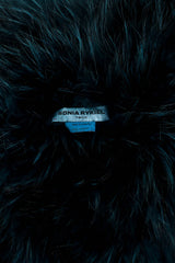 Vintage Sonya Rykiel Fur Crop Sleeve Jacket tag @ Recess Los Angeles