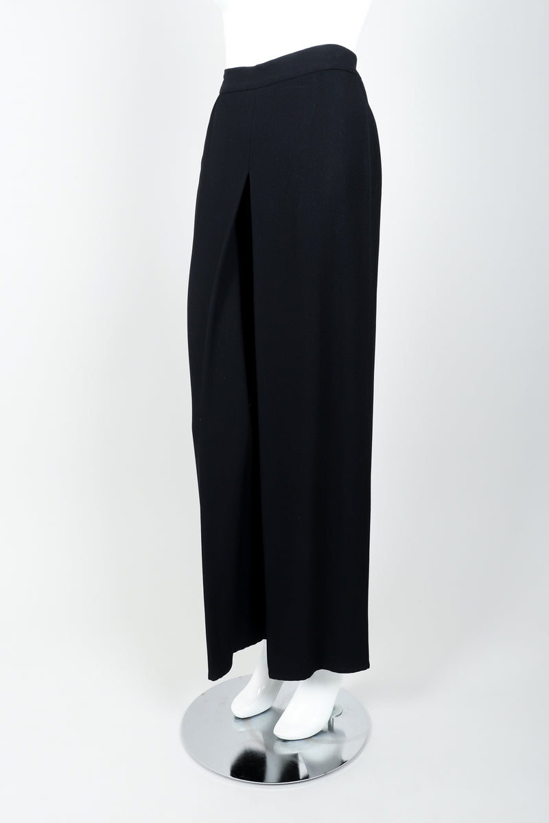 Vintage Sonia Rykiel Chanel Style Crepe Pant Suit on Mannequin side at Recess