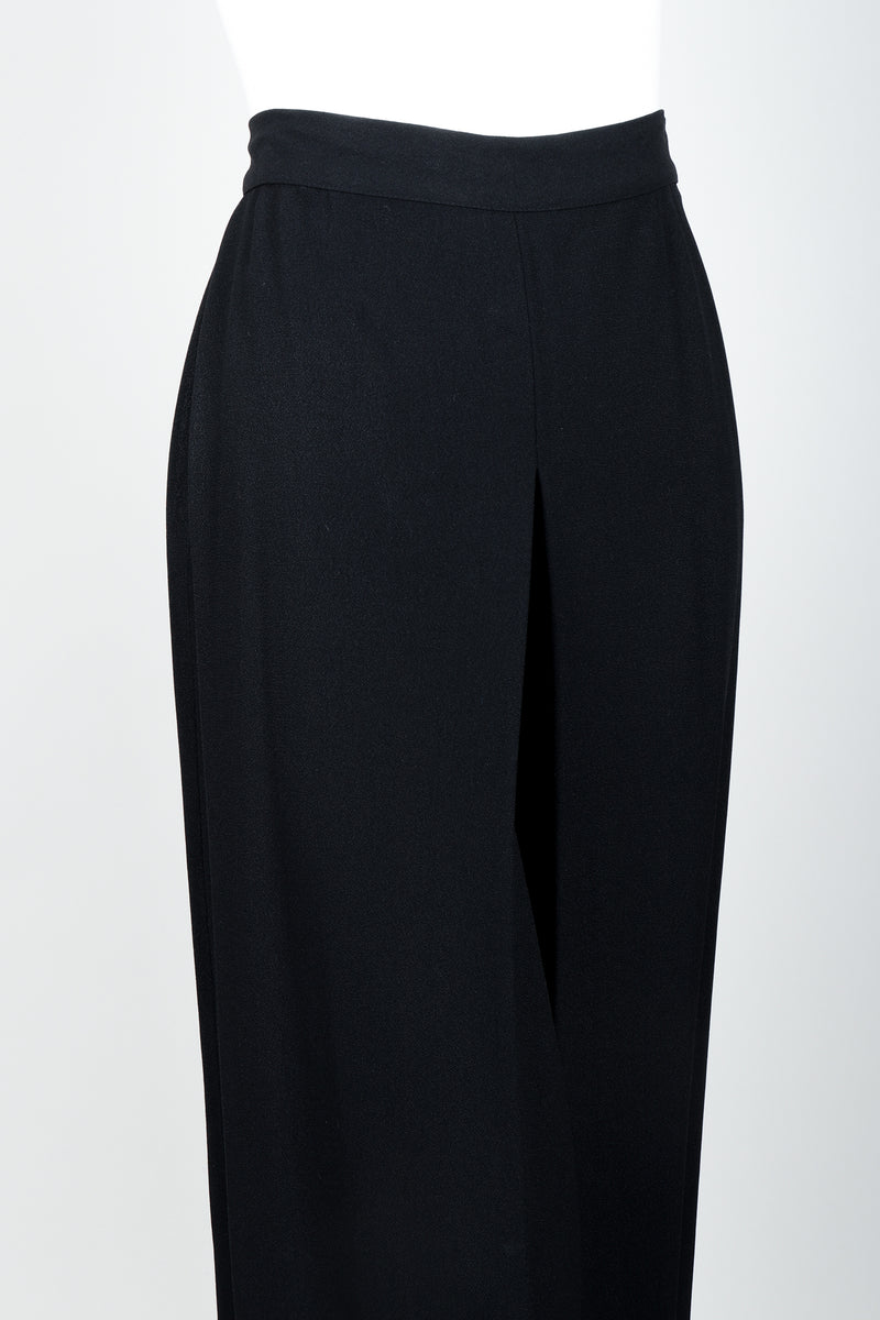 Vintage Sonia Rykiel Chanel Style Crepe Pant Suit on Mannequin front crop at Recess