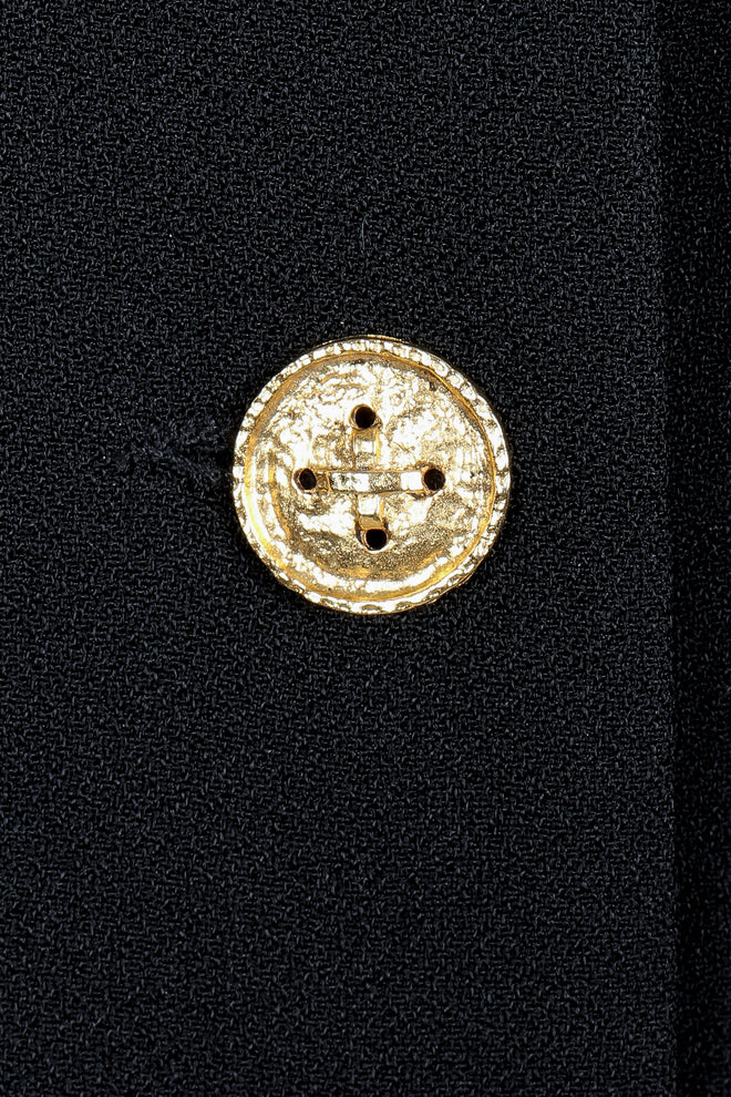 Vintage Sonia Rykiel Chanel Style Boxy Jacket Suit on Mannequin button detail at Recess