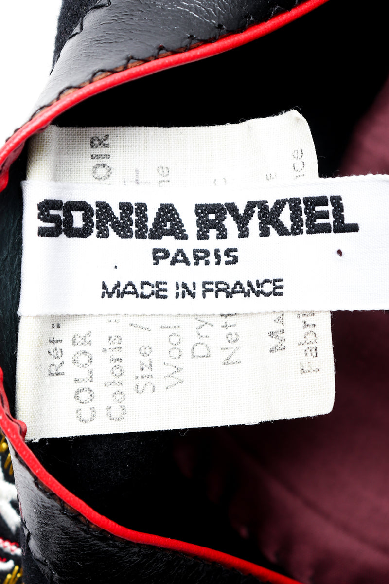 Vintage Sonia Rykiel label