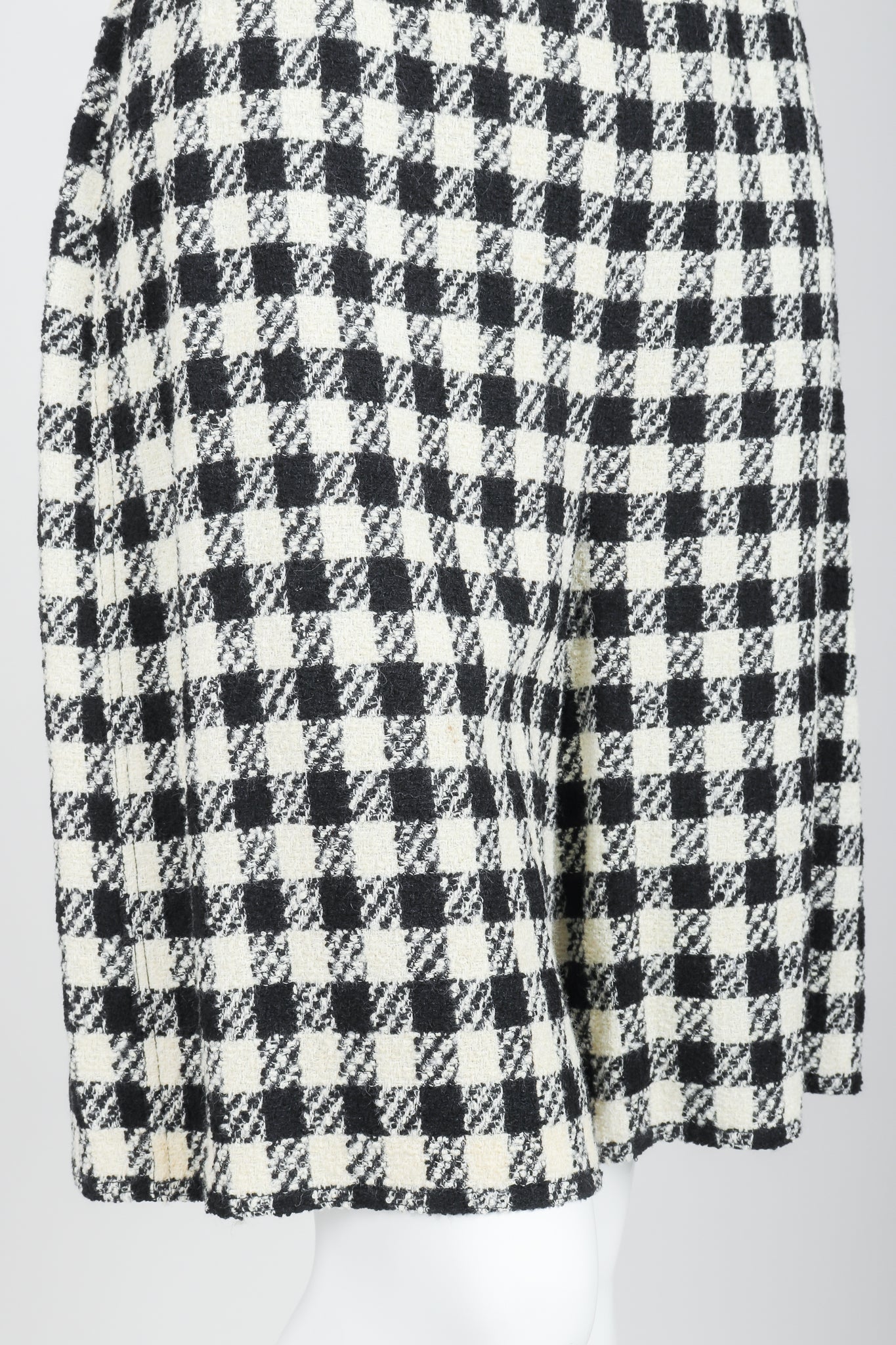 Vintage Sonia Rykiel Bouclé Checked Shorts on Mannequin crop at Recess Los Angeles