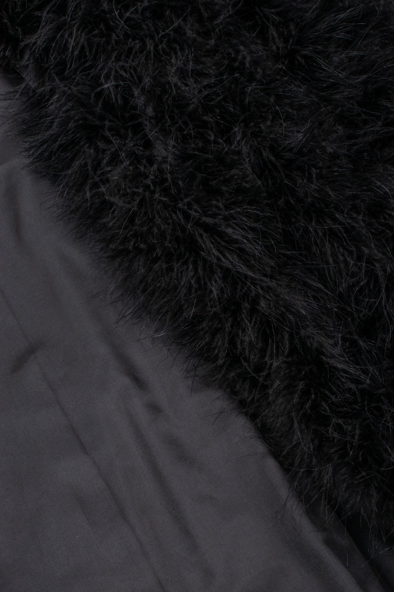 Recess Los Angeles Vintage Sonia Rykiel Long Marabou Feather Rockstar Stage Cape