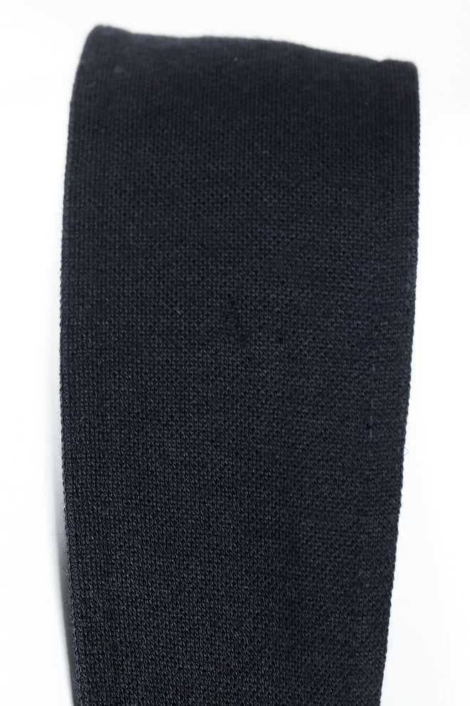 Vintage Sonia Rykiel Black Knit Suspender Pant snags on strap