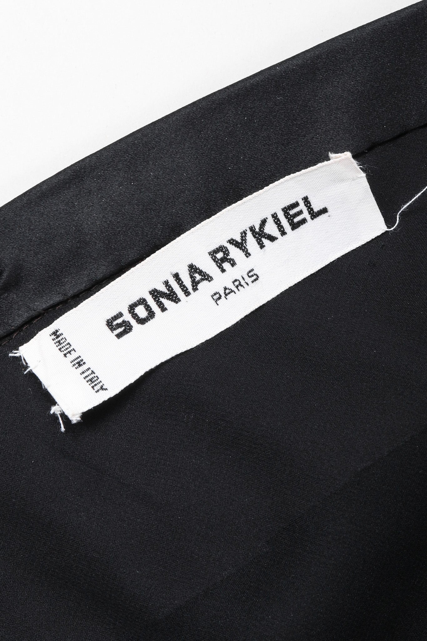 Recess Los Angeles Vintage Sonia Rykiel Minimalist 90s Bias Halter Sheath Gown