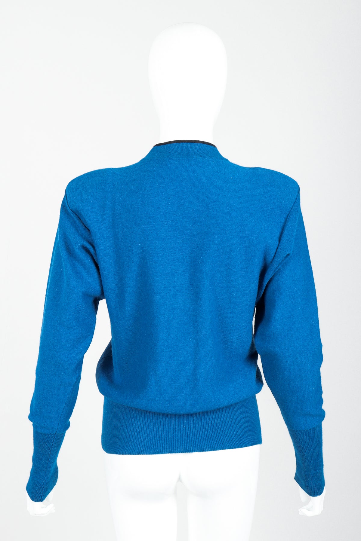 Vintage Sonia Rykiel Blue Knit High Neck Sweater – Recess