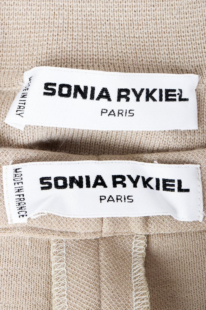 Vintage Sonia Rykiel Labels on Beige