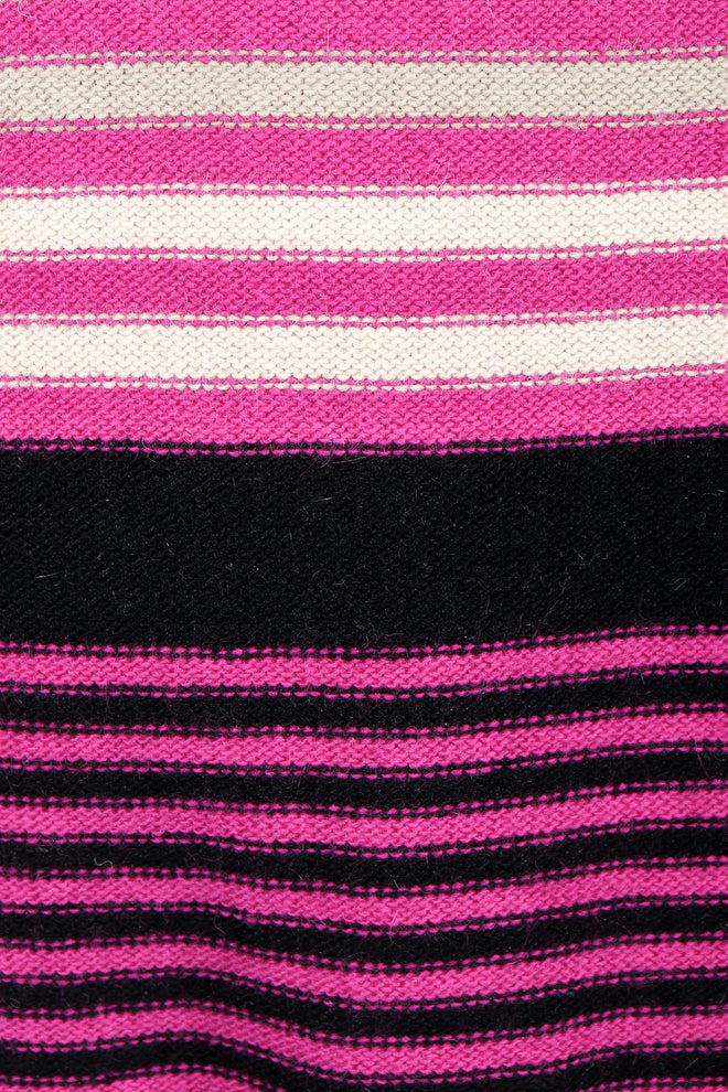 Fuchsia Stripe Boyfriend Cardigan