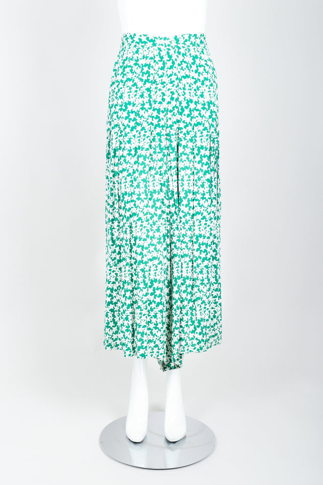 Vintage Sonia Rykiel Graphic Star Boxy Top and Pant Skirt Front Crop at Recess